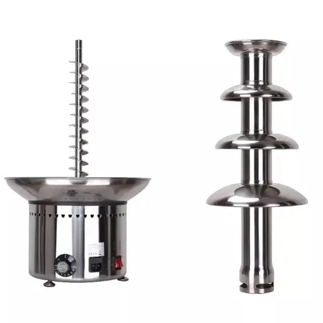 Commercial Hotel Equipment Restaurant Kitchen Equipment 5 Layers Chocolate Fountain